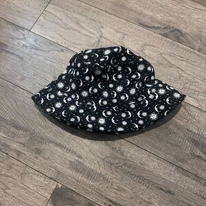 Black and White Celestial Print Hat